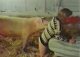Passionate pig fucking a MILF